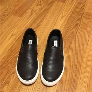 Slide on Steve maddens.